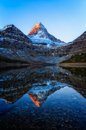 Reflections of Mt Assiniboine, British Columbia, Canada