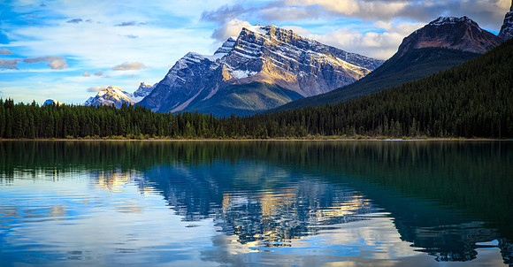 Upper Waterfowl Lake, Alberta, Canada