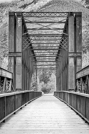 Bridge Outside Canmore, Alberta, Canada