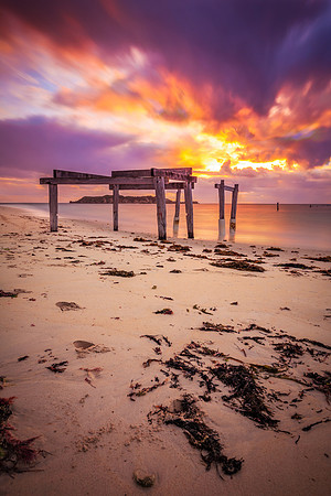 Hamelin Bay On Fire