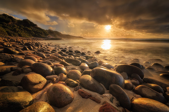 Golden Sunset At South Point, Gracetown