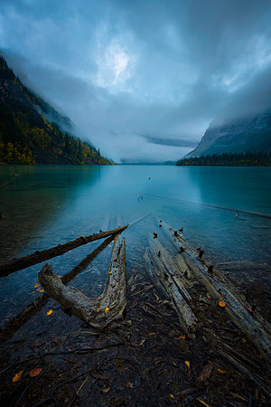 Misty Sunrise At Kinney Lake